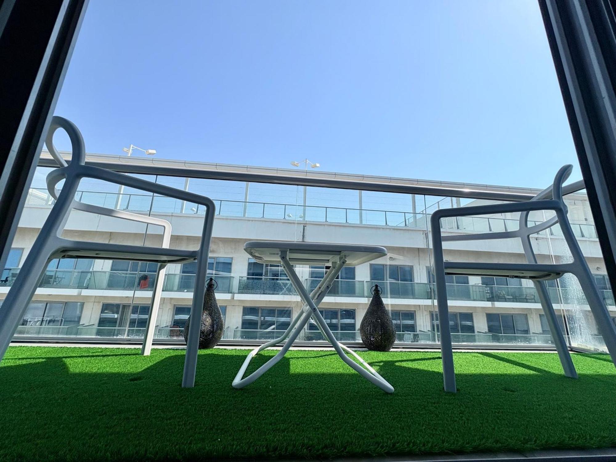 Luxurious Studio Pacific Al Marjan Island - Beachfront Property 라스알카이마 외부 사진